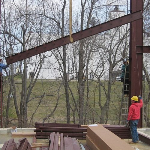 Setting Main Beams Columns