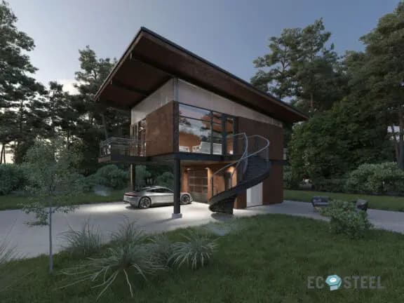 EcoSteel MicroFarm Shed