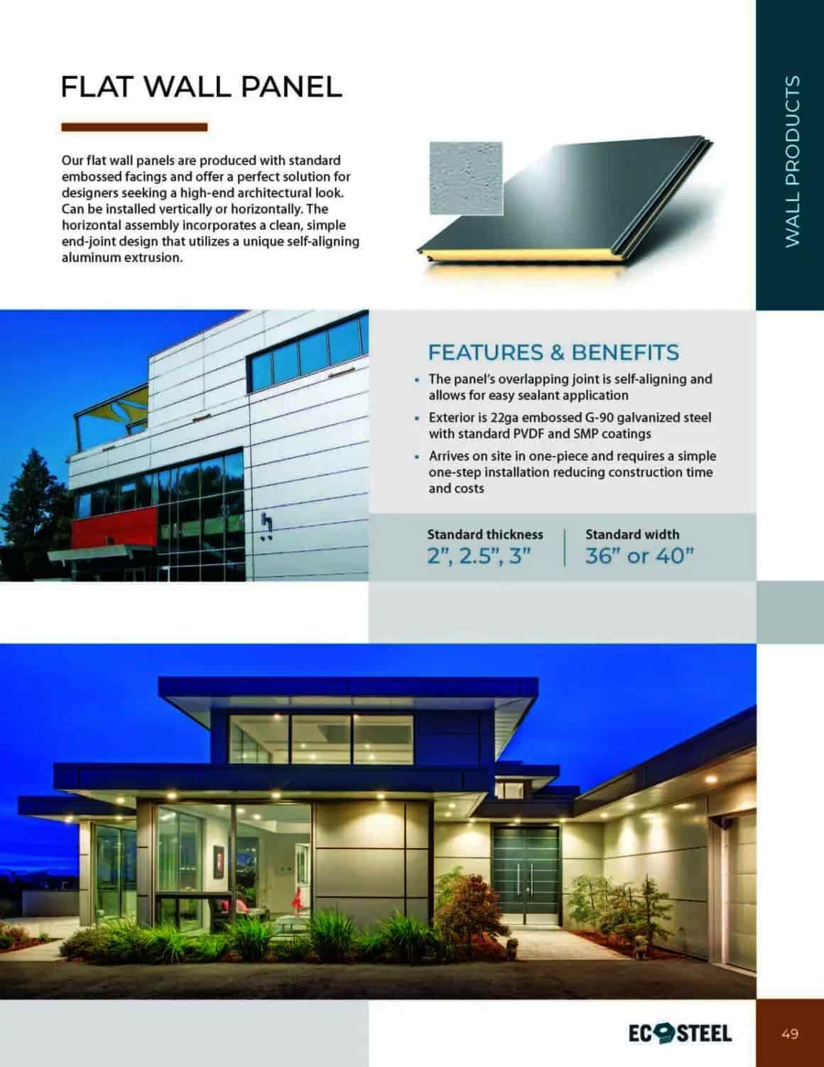 Flat Wall Panel