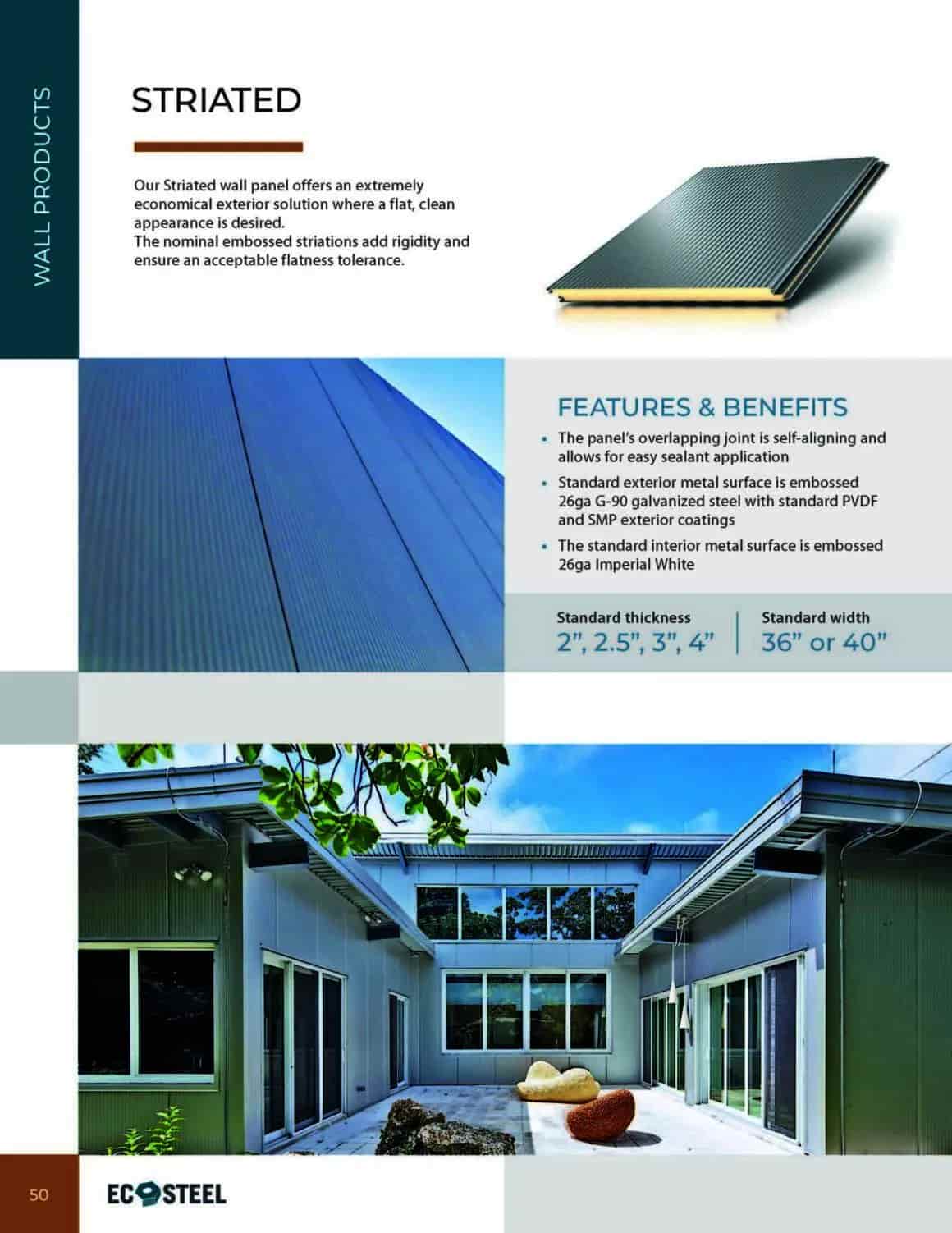 Striated Wall Panel