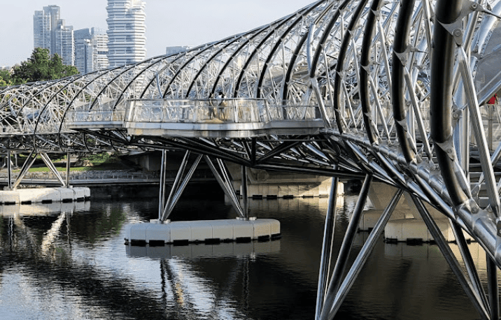 The Helix Bridge, Singapore:
