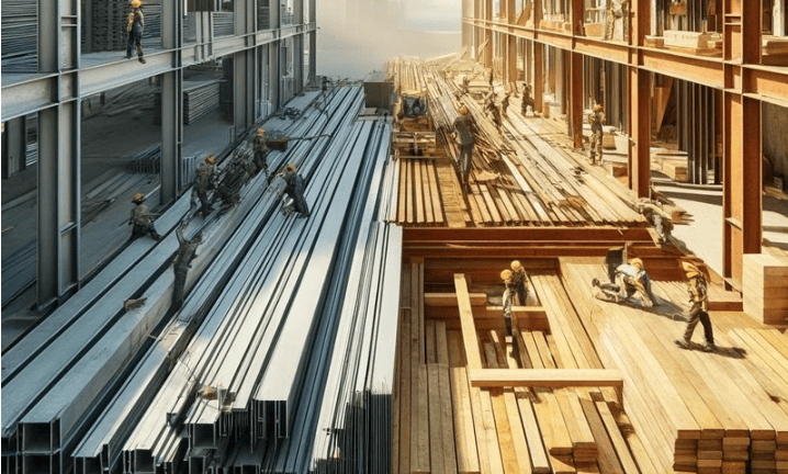 steel vs traditional materials